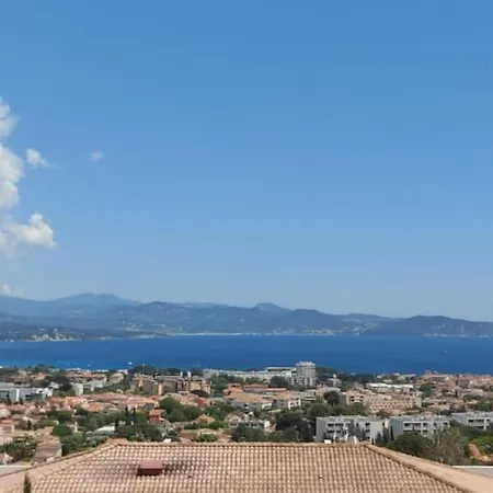 Sea View Classe 3etoiles Climatise Belle Terrasse Magnifique Vue Parking Apartament