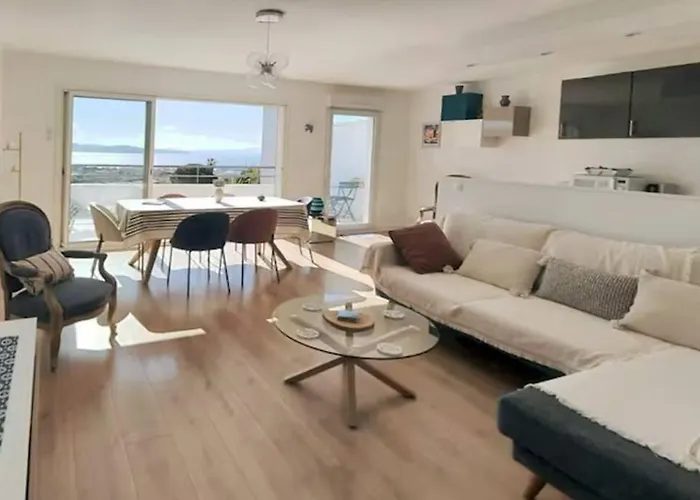 Sea View Classe 3 Etoiles Climatise Terrasse Vue Parking By Laconciergerie13 아파트